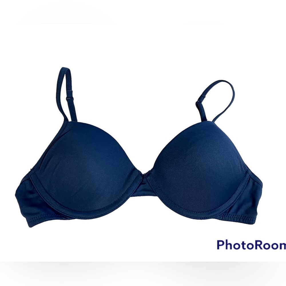 Girls blue Hanes padded bra size 34/L